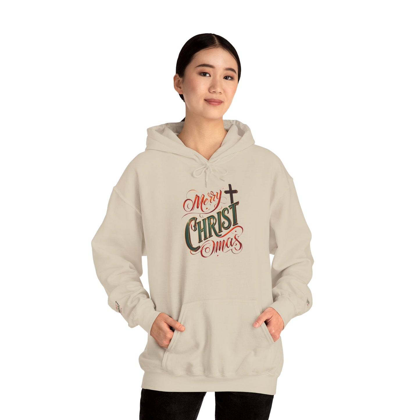 Merry Christmas Hoodie, Cozy Unisex Sweatshirt for Holiday Gatherings, Festive Gift Idea for Him/Her, Winter Apparel, Christmas Sweater