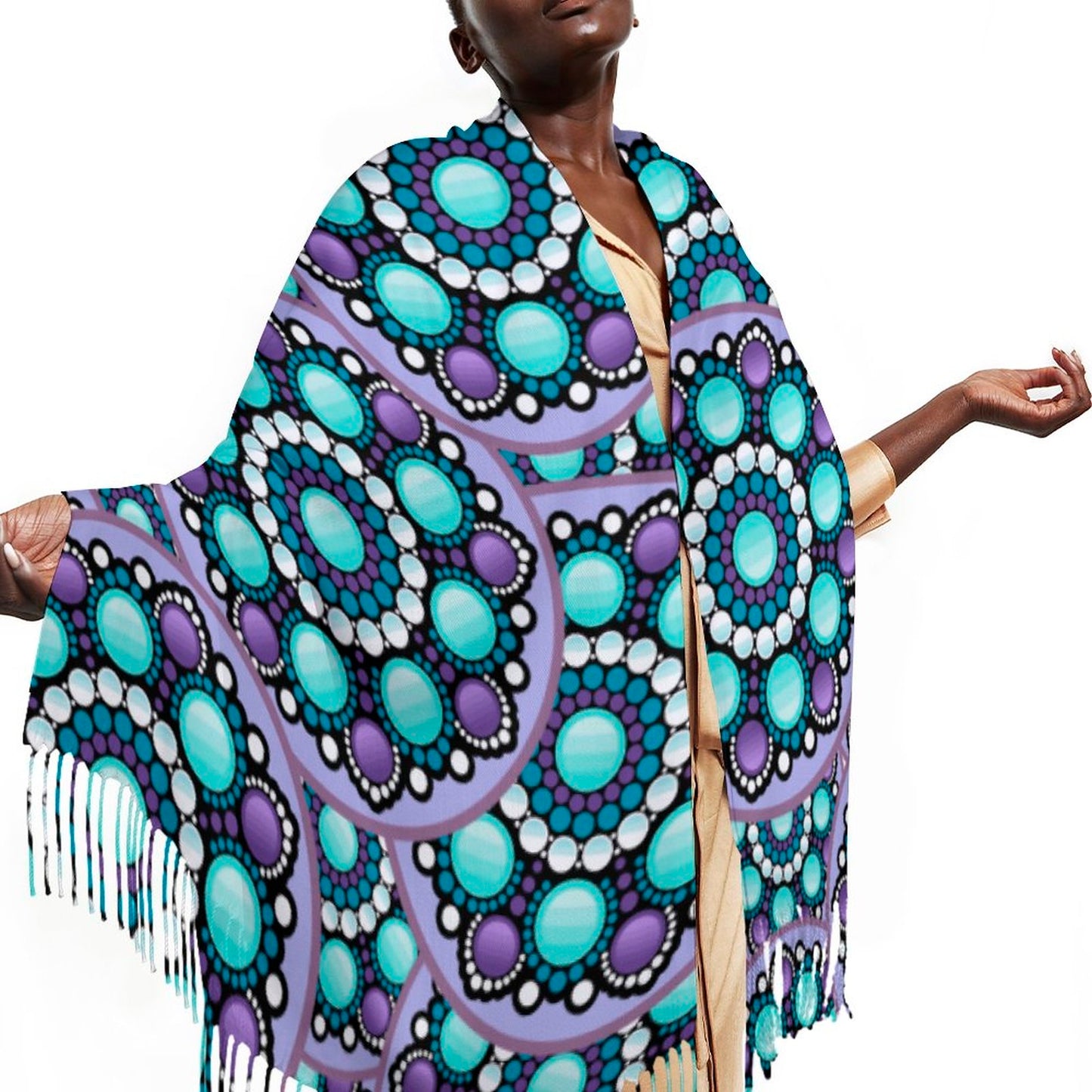 Cashmere-like Tassel Scarf