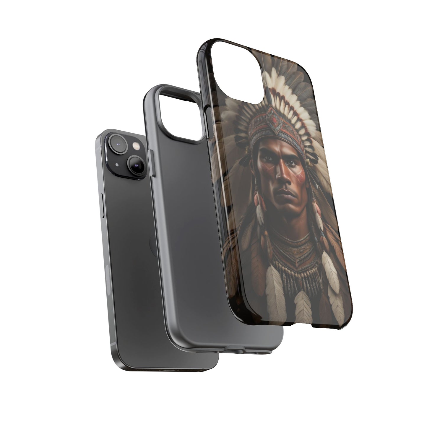 Native American Art Phone Case, Strong Culture Design, Unique Gift for Him or Her, Tough Cases, Customizable Protector, Tribal Style