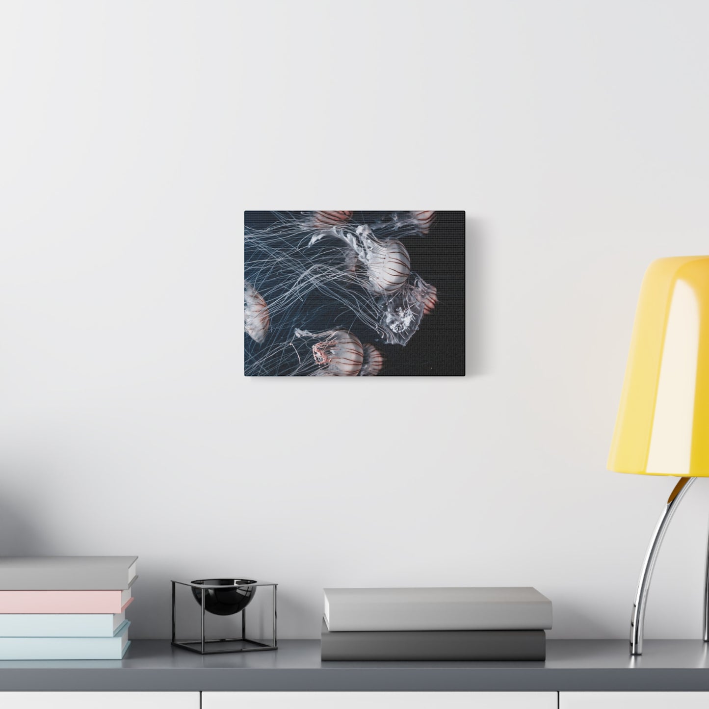 Jellyfish Swarm Matte Stretched Canvas