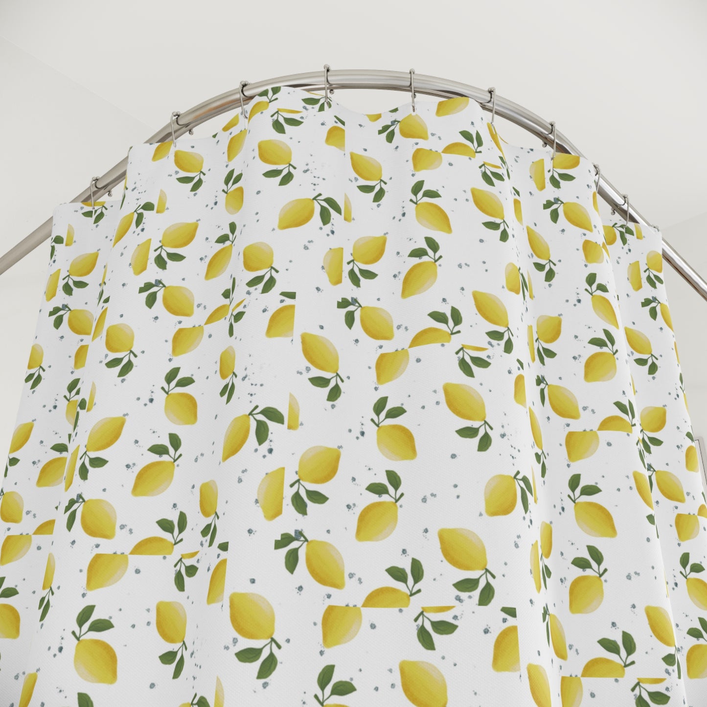 Lemon Grove Shower Curtain, Bright Bathroom Decor, Citrus-Themed Gift, Fresh Lemon Design, Unique Home Accessory
