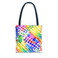 Colorful Abstract Tote Bag, Beach Bag, Shopping Bag, Summer Accessory