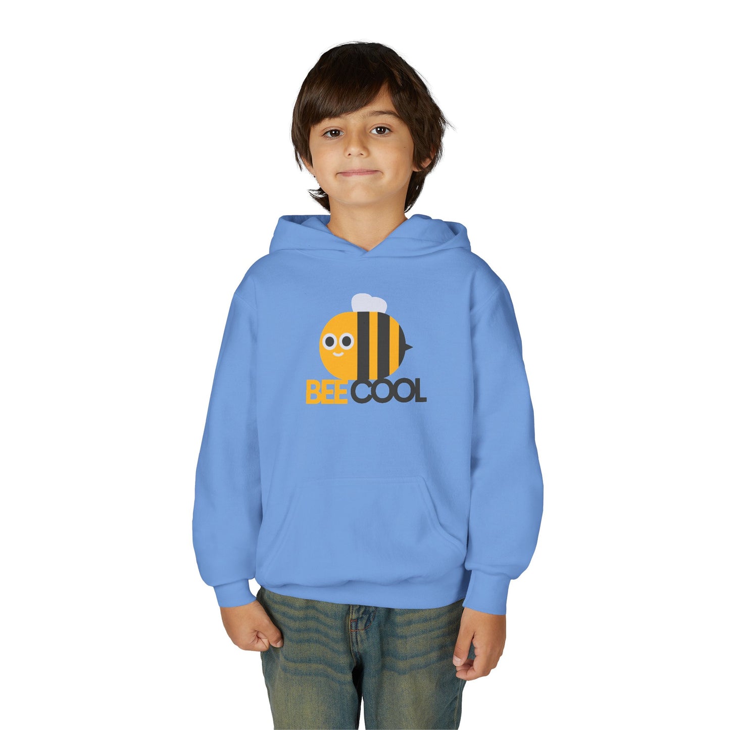 Youth Heavy Blend Hooded Sweatshirt - Bee Cool