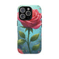 Floral Phone Case, Tough Cases with Elegant Rose Design, Stylish iPhone Cover, Rose Flower Gift for Nature Lovers, Unique Mobile Accessories