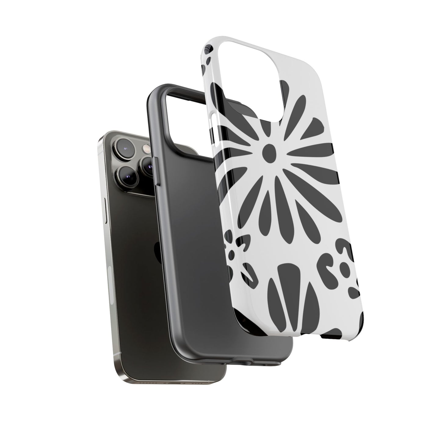 Stylish Phone Case with Floral Design, Tough Phone Cover for Her, Trendy Black and White Cell Phone Case, Unique Gift for Birthdays [...]