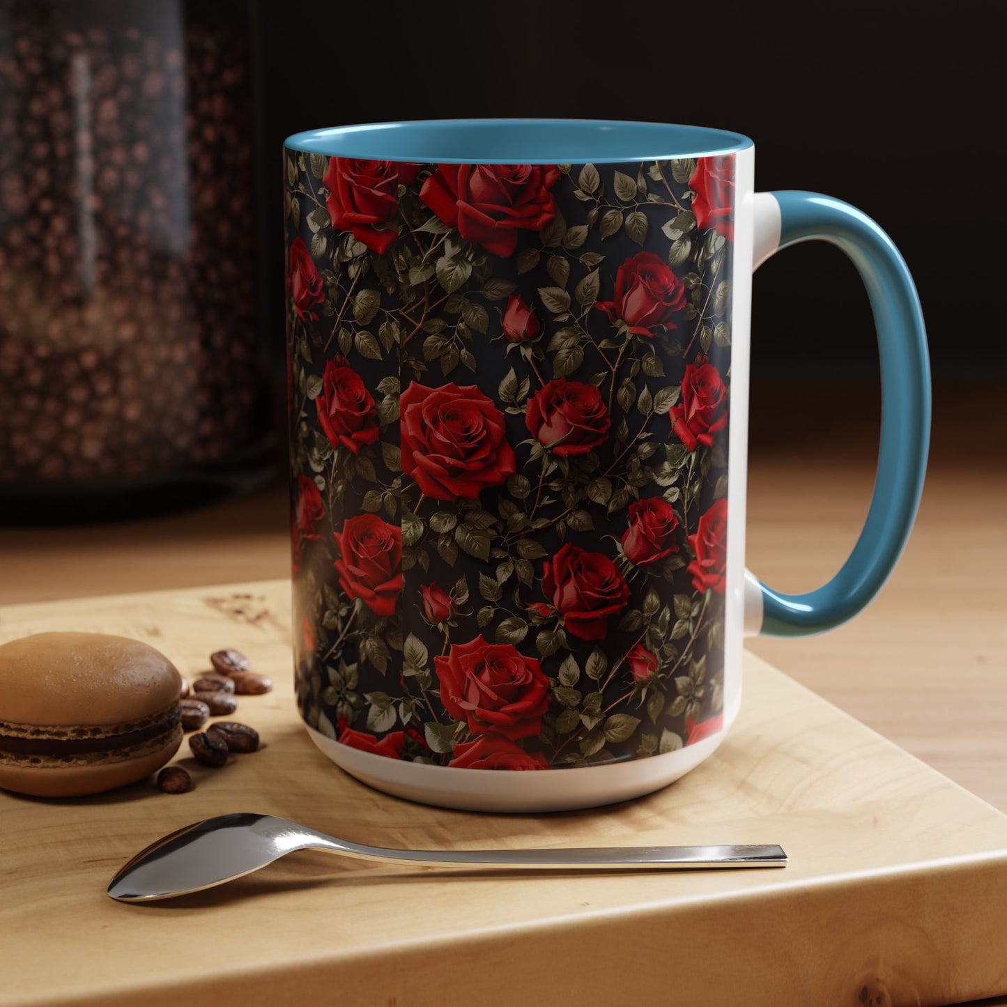 Elegant Floral Accent Coffee Mug - Perfect for Garden Lovers, Home Decor, Gift for Her, Tea Lovers, Mother's Day