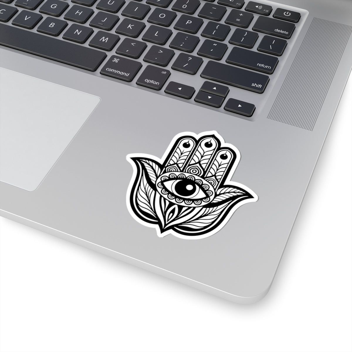 Hamsa Hand Eye Kiss-Cut Sticker — Protective Boho Spiritual Decal