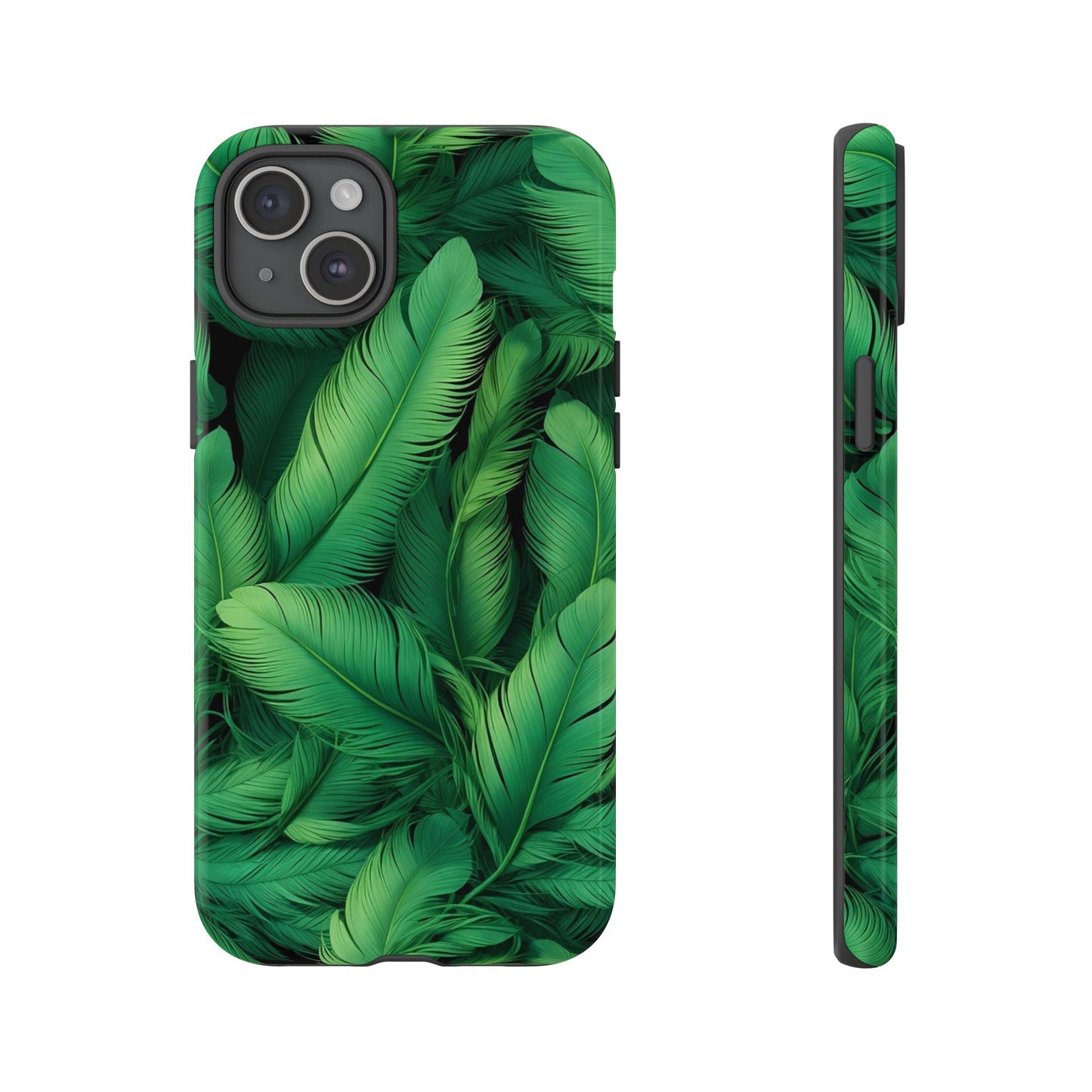 Tough Cases - Tropical Leaf Phone Case, Nature-inspired, Phone Accessory, Gift for Her, Jungle Theme, Eco-Friendly