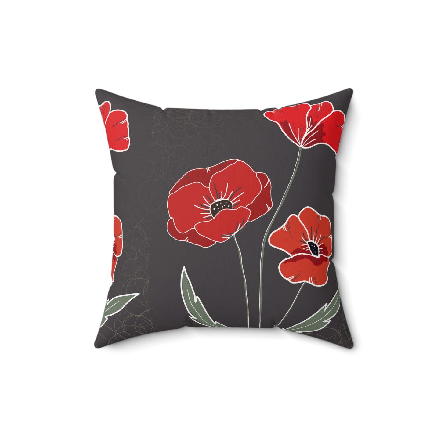 Spun Polyester Square Pillow