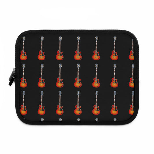 Guitar Pattern Laptop Sleeve | Music Lover Gift