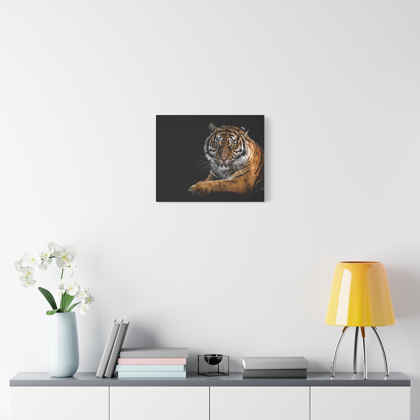 Majestic Tiger Canvas Art, Perfect for Animal Lovers, Home Decor, Gift for Wildlife Enthusiasts, Modern Wall Art, 1.25" Depth