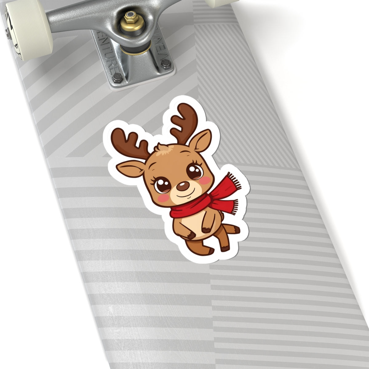 Cute Reindeer Kiss-Cut Stickers for Holiday Cheer, Perfect for Scrapbooking, Gift Wrapping, Holiday Cards, and More!