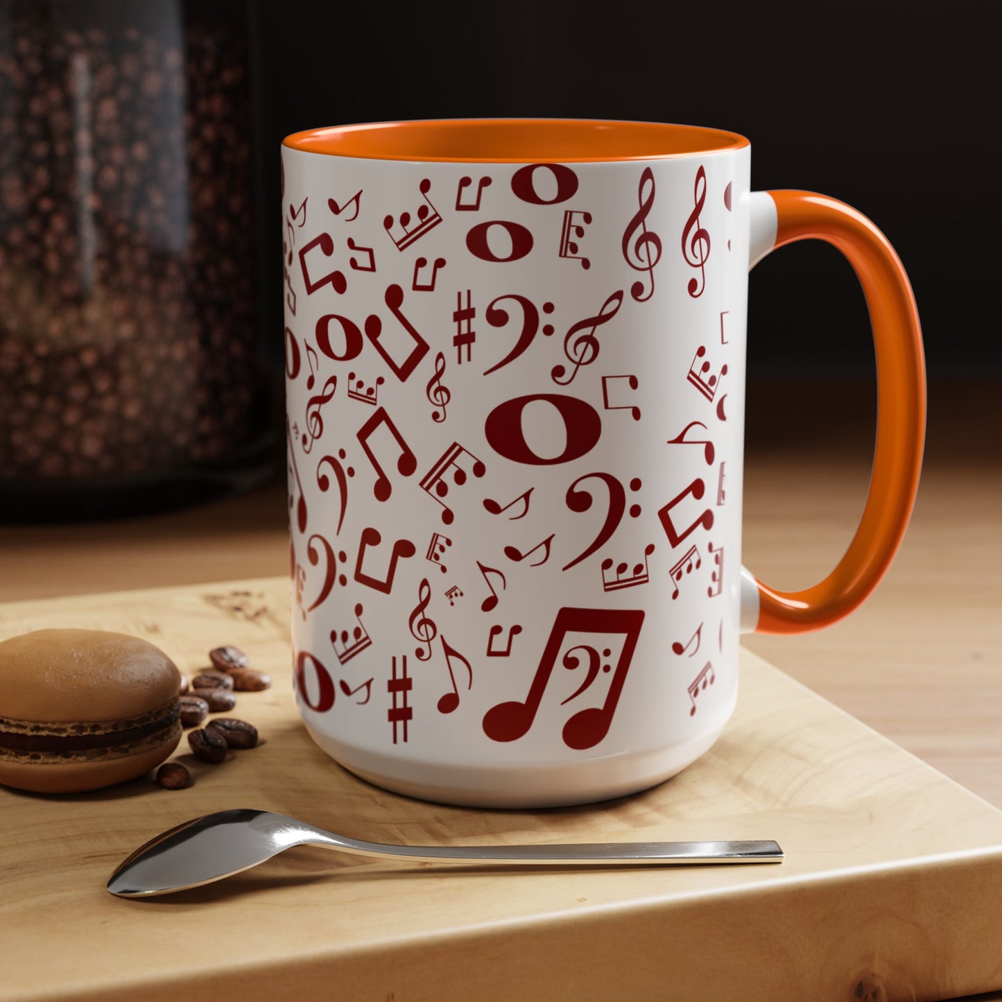 Musical Accent Mug - Perfect for Music Lovers, Gifts for Musicians, Coffee Lover's Essential, Singing Inspiration, Music-Themed [...]