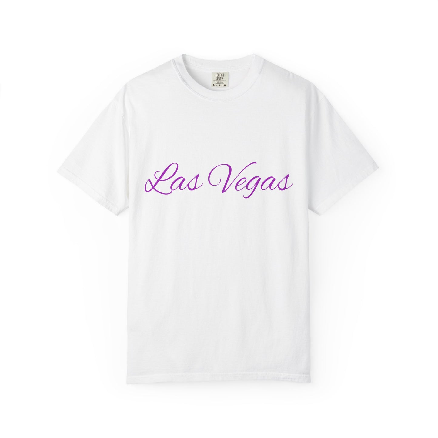 Las Vegas Floral Unisex Garment-Dyed T-Shirt | Vacation Tee, Travel Shirt, Summer Outfit, Gift for Travelers, Retro Las Vegas Design