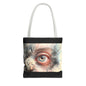 Unique Art Tote Bag - Eye of Time Design