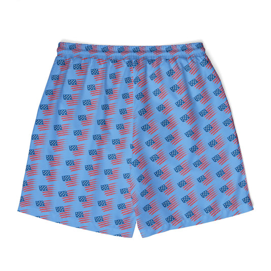 Patriotic Swim Shorts - Unisex Swimwear for Summer
