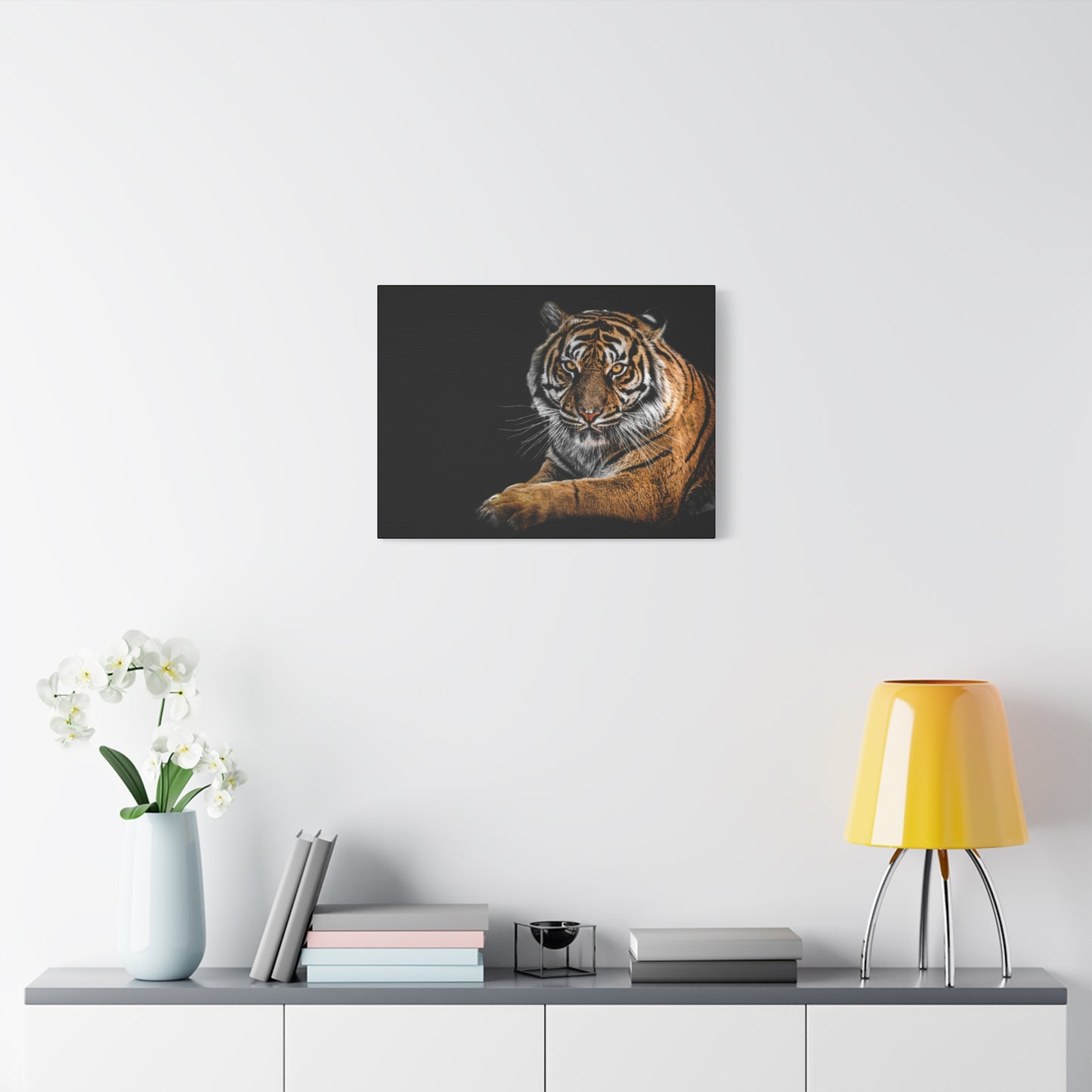Majestic Tiger Canvas Art, Perfect for Animal Lovers, Home Decor, Gift for Wildlife Enthusiasts, Modern Wall Art, 1.25" Depth