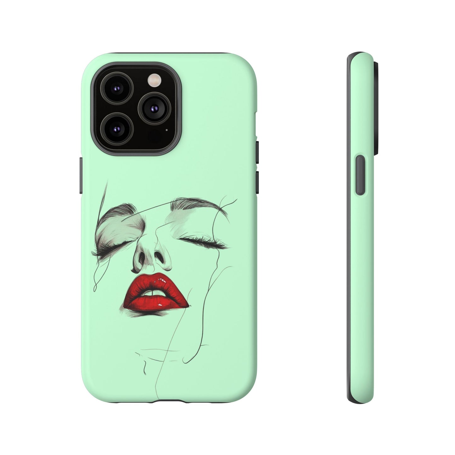 Stylish Phone Case, Artistic Phone Cover, Trendy Tech Accessory, Unique Cell Phone Protector, Gift for Her, Modern Aesthetic