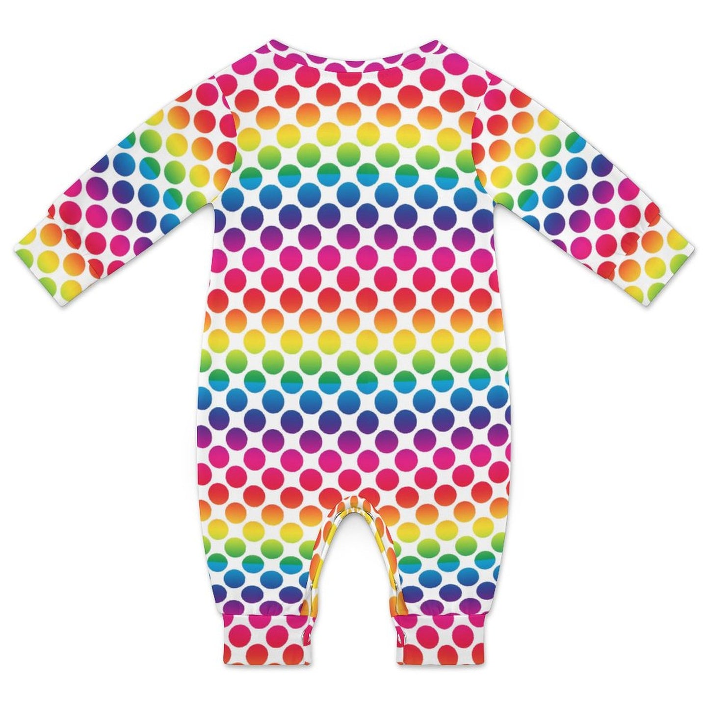 Rainbow Long Sleeve Baby Romper