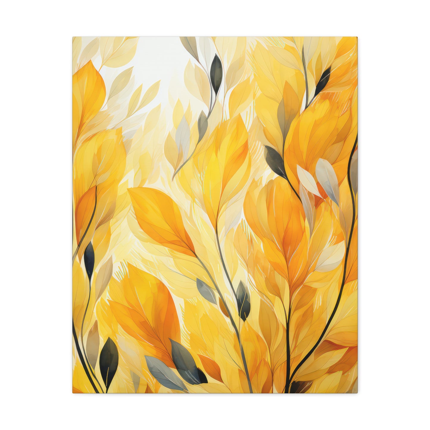 Gorgeous Yellow Matte Canvas Art Print, Stretched, 1.25"