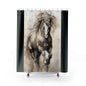 Majestic Horse Shower Curtain, Equestrian Bathroom Decor, Horse Lover Gift, Farmhouse Style, Nature-Inspired, Unique Home Accessory