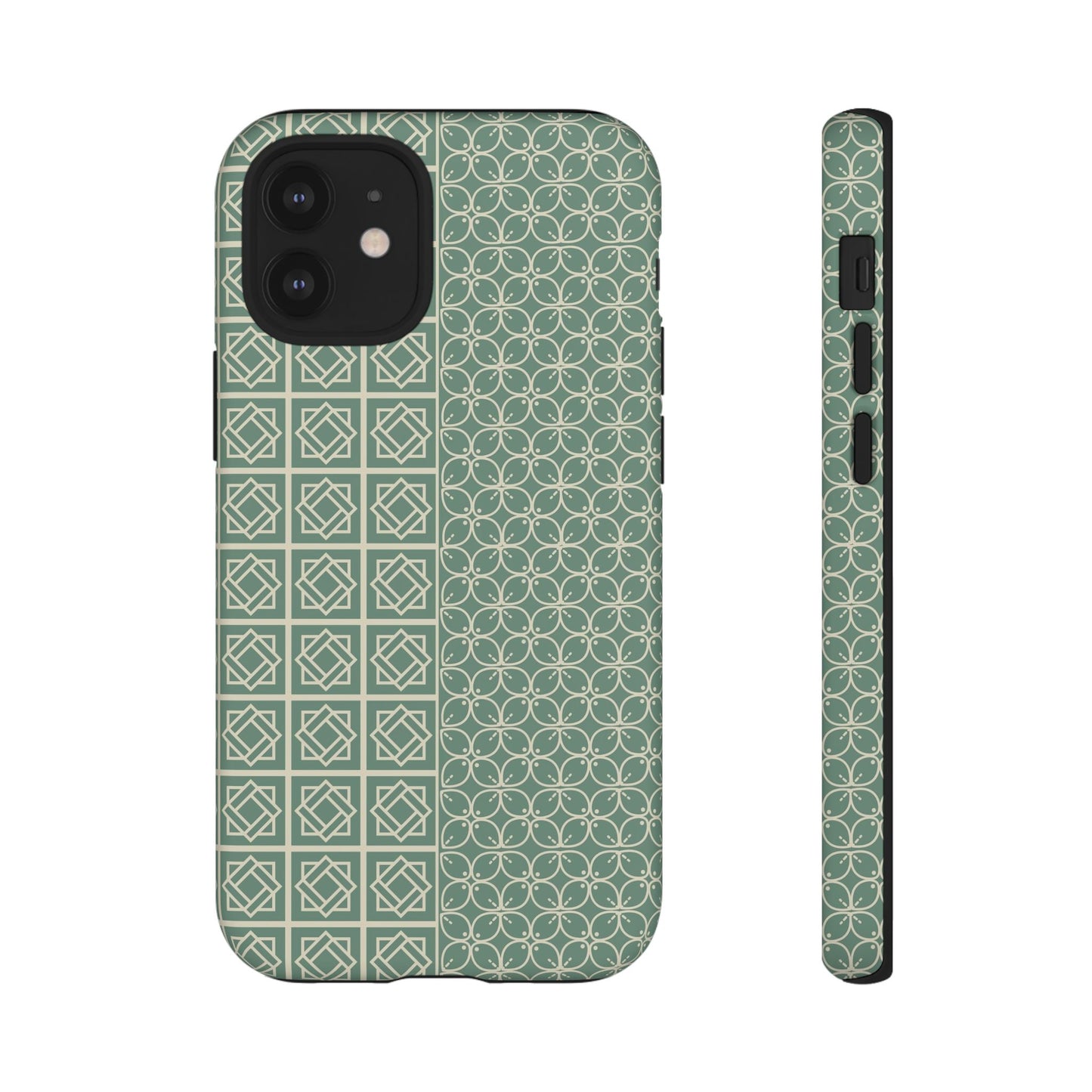 Stylish Phone Case with Geometric Patterns, Tough Cases, Durable Cell Phone Cover, Trendy Smartphone Accessory, Functional Gift Idea