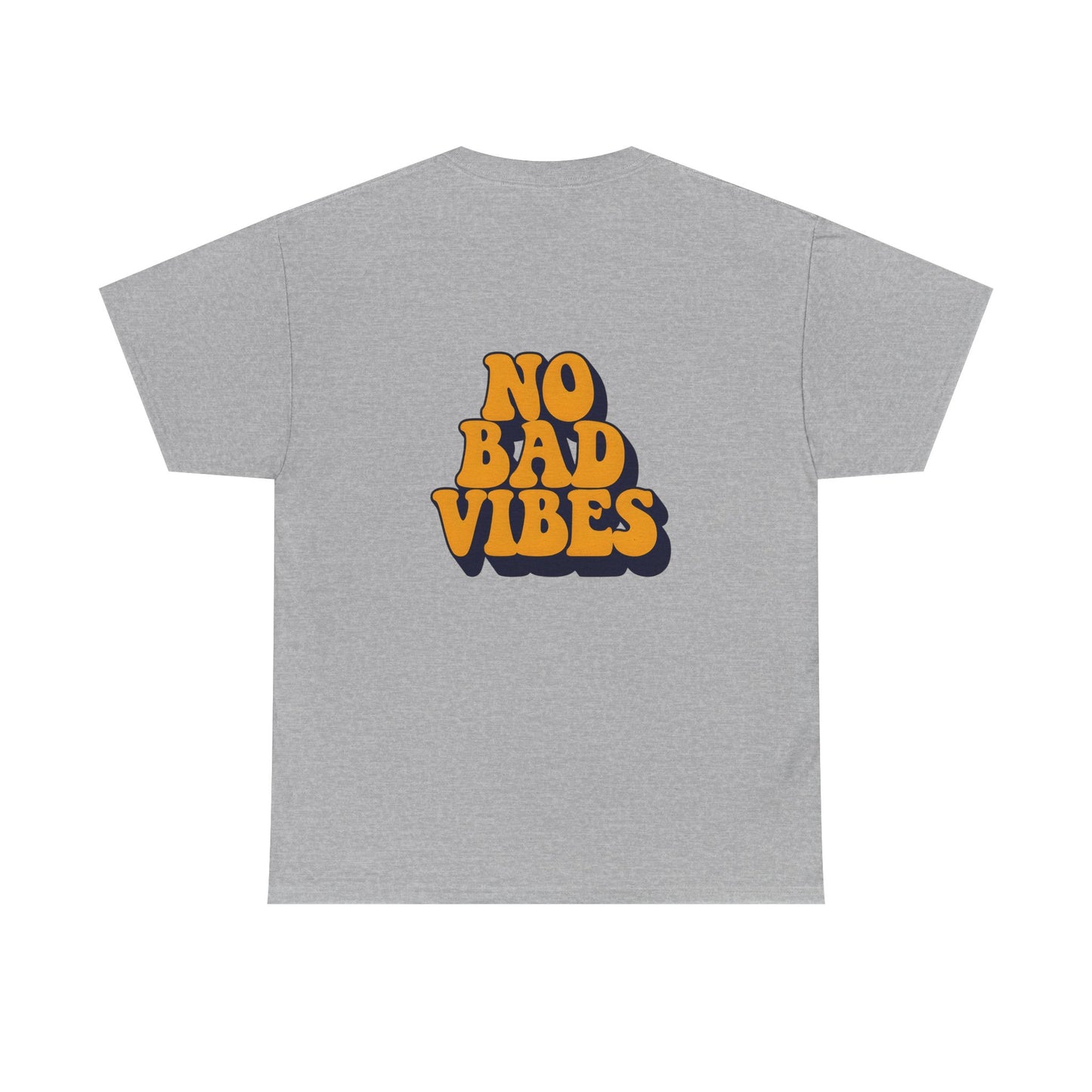 Good Vibes Only Unisex Heavy Cotton Tee, Casual Tee, Positive Message Shirt, Summer Fashion, Gift for Friends, Outdoor Wear