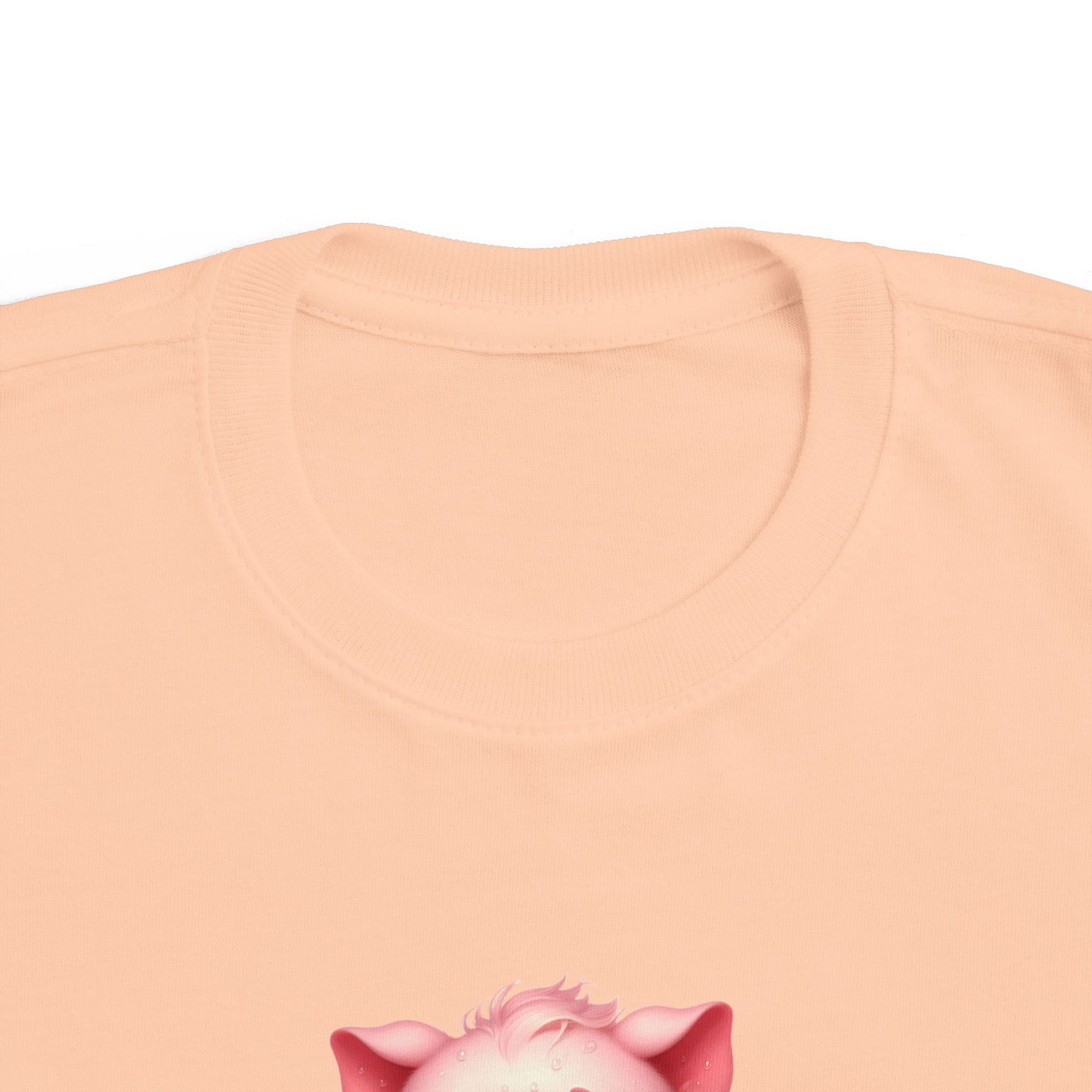 Cute Pig Toddler Tee, Adorable Animal Shirt for Kids, Perfect Baby Gift, Birthday Outfit, Playful Graphic Tee, Toddler Clothing