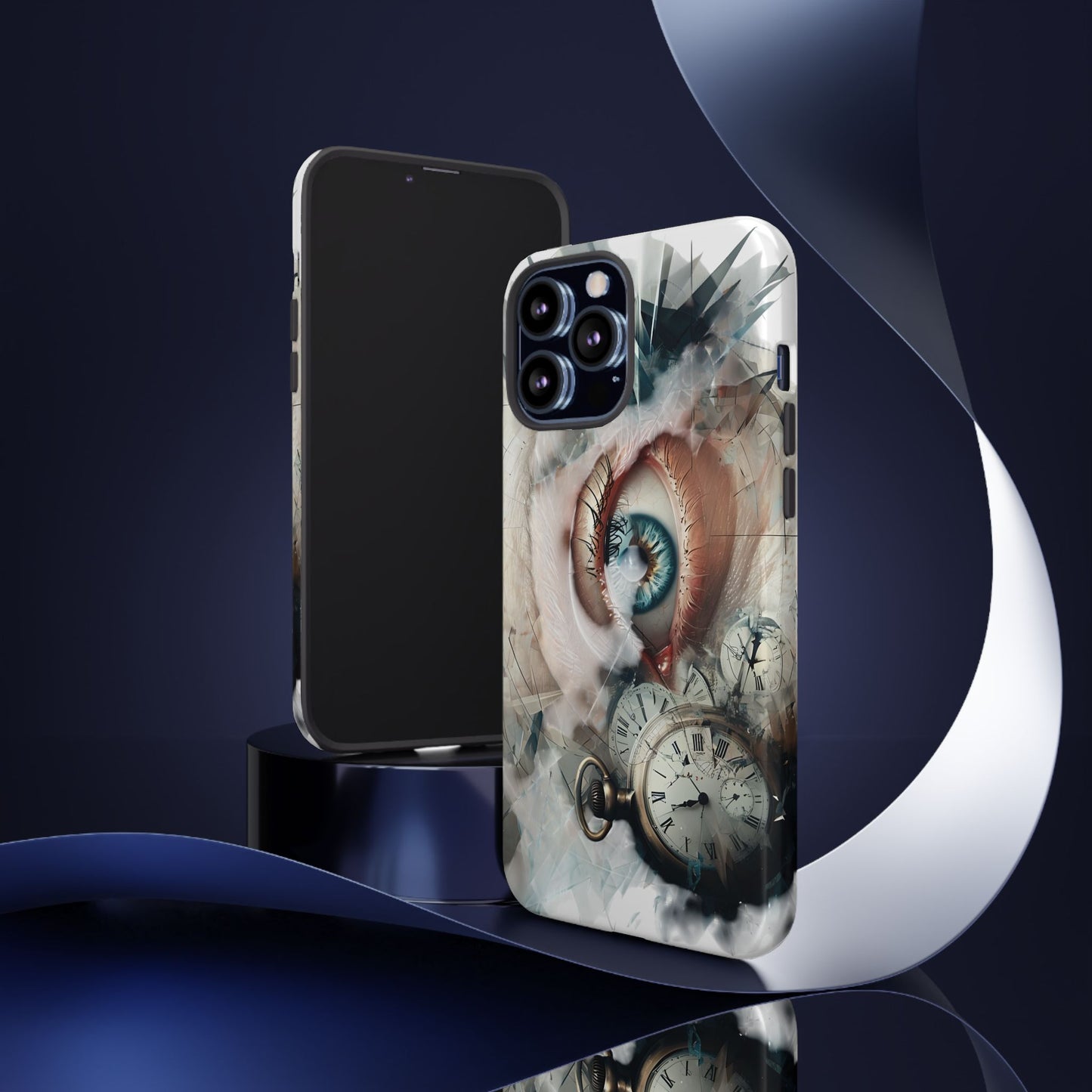 Artistic Eye Phone Case, Unique Smartphone Cover, Whimsical Gift for Art Lovers, Trendy Tech Accessory, Birthday Present, Holiday Gift