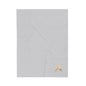 Cozy Monogram Velveteen Plush Blanket -Letter A