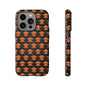 Halloween Skull Phone Case, Spooky Mobile Cover, Trick or Treat Accessory, Goth Gift, Skull Pattern Design