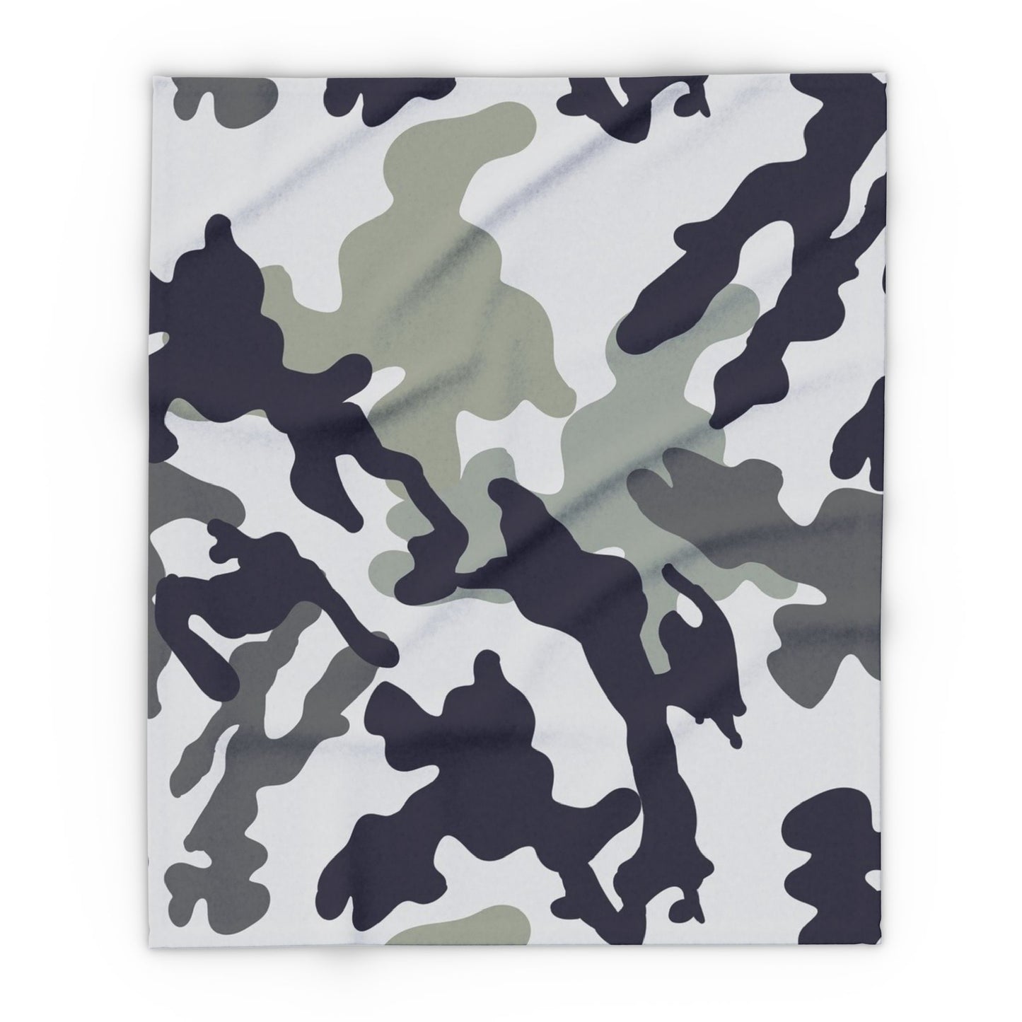 Cozy Camouflage Fleece Blanket, Soft Throw Blanket for Home Decor, Gift for Outdoor Lovers, Perfect for Camping, Military Theme