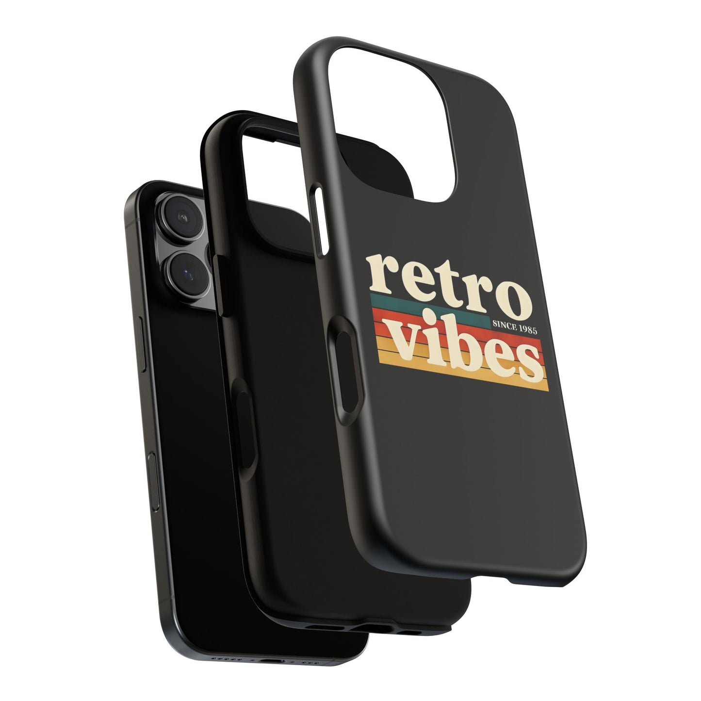 Retro Vibes Phone Case, Tough Phone Cover, Vintage Style Case, Gift for Music Lovers, Retro Aesthetic Accessory