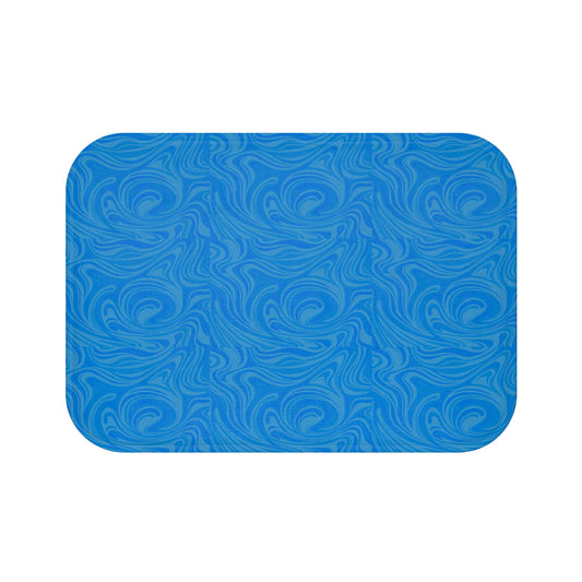 Ocean Wave Bath Mat | Cozy Bathroom Decor, Non-Slip Mat, Shower Rug, Home Comforts, Gift for Beach Lovers