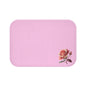 Elegant Pink Floral Bath Mat, Soft Bathroom Rug, Rose Decor for Home, Eco-Friendly Mat, Gift for Her, Wedding or Housewarming