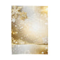 Gold Snowflake Velveteen Plush Blanket — Holiday Cozy Throw