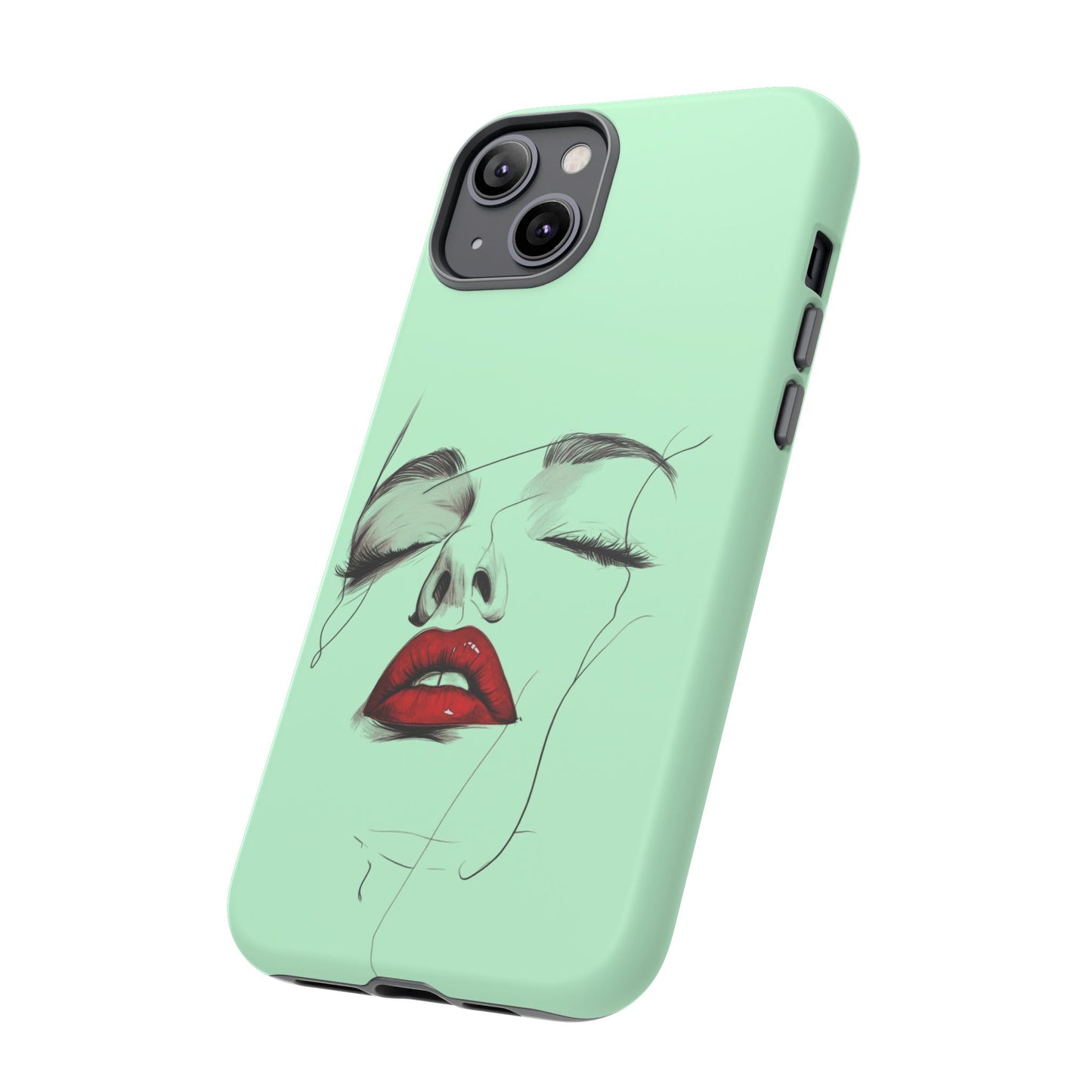 Stylish Phone Case, Artistic Phone Cover, Trendy Tech Accessory, Unique Cell Phone Protector, Gift for Her, Modern Aesthetic