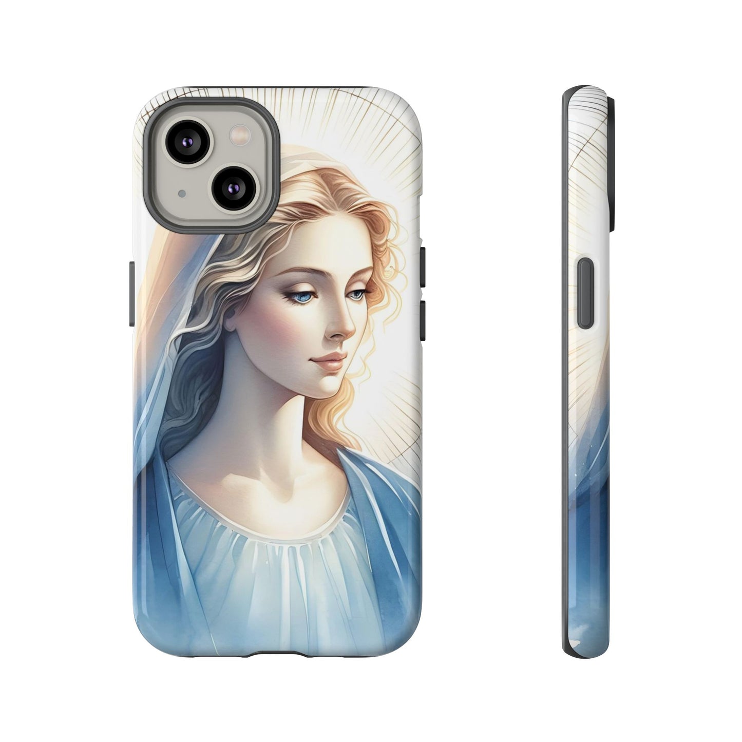 Beautiful Mary Phone Case, Tough Phone Case, Inspirational Tech Accessory, Gift for Her, Religious Phone Cover