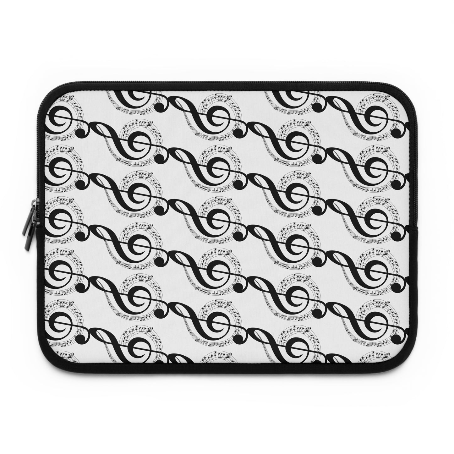 Musical Notes Laptop Sleeve | Perfect for Musicians, Unique Gift for Music Lovers, Creative Tech Accessory, Music-Themed Sleeve
