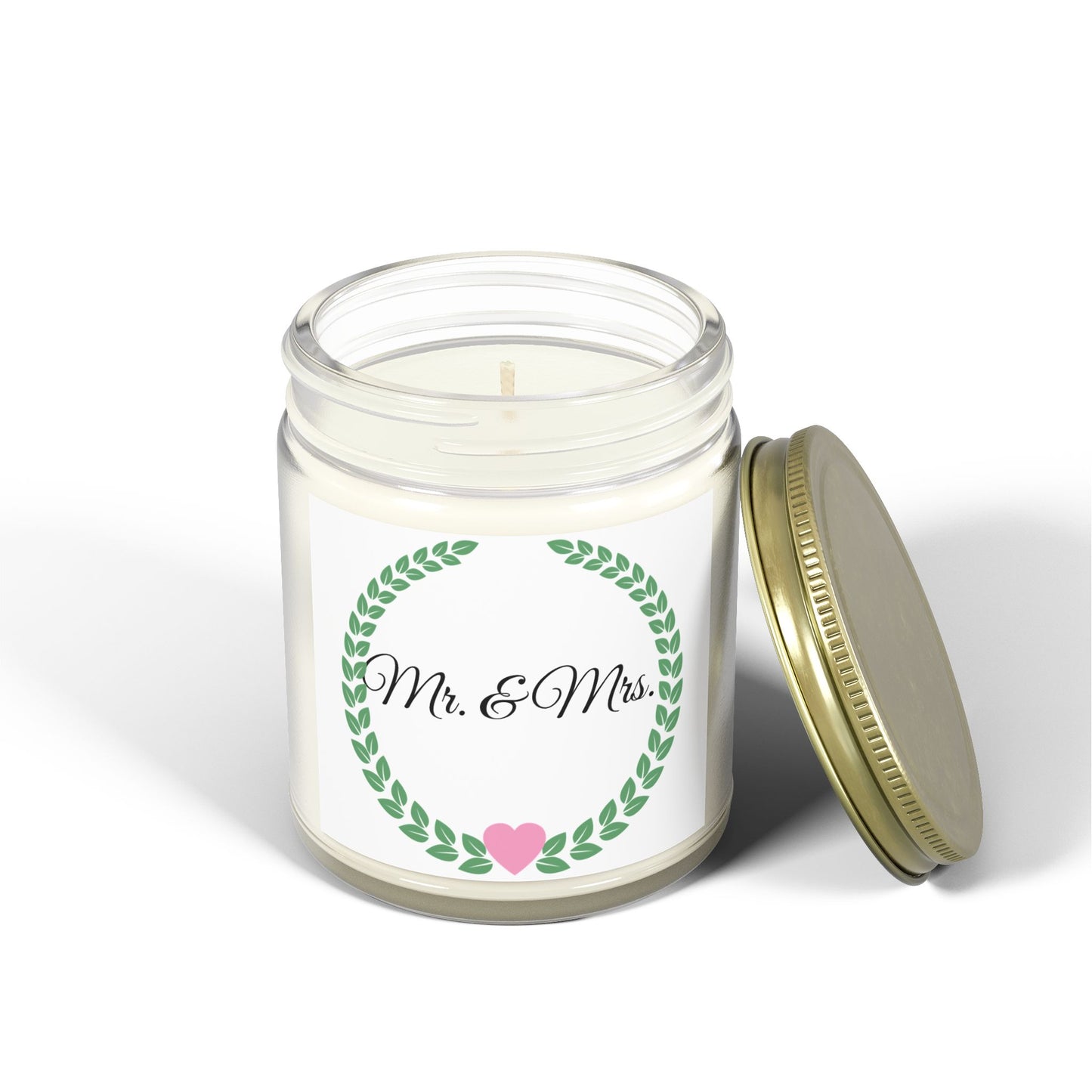 Mr & Mrs Scented Candles - Perfect Wedding Favor, Bridal Shower Gift, Home Décor, Engagement Celebration