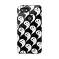 Ghost Pattern Phone Case, Cute Ghost Cell Phone Cover, Halloween Accessory, Spooky Gift, Black and White Phone Case