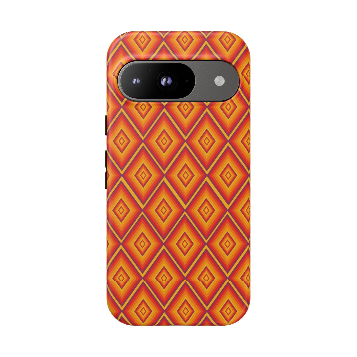 Geometric Phone Case, Tough Cases for Protection, Stylish Smartphone Cover, Vibrant Patterned Phone Accessory, Unique Gift Idea, [...]