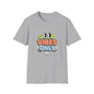 Good Vibes Only T-Shirt — Retro Smiley Graphic Tee