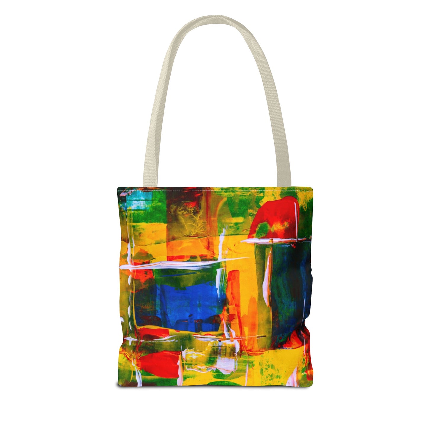 Vibrant Art Tote Bag, Colorful Shopping Bag, Summer Tote, Beach Bag