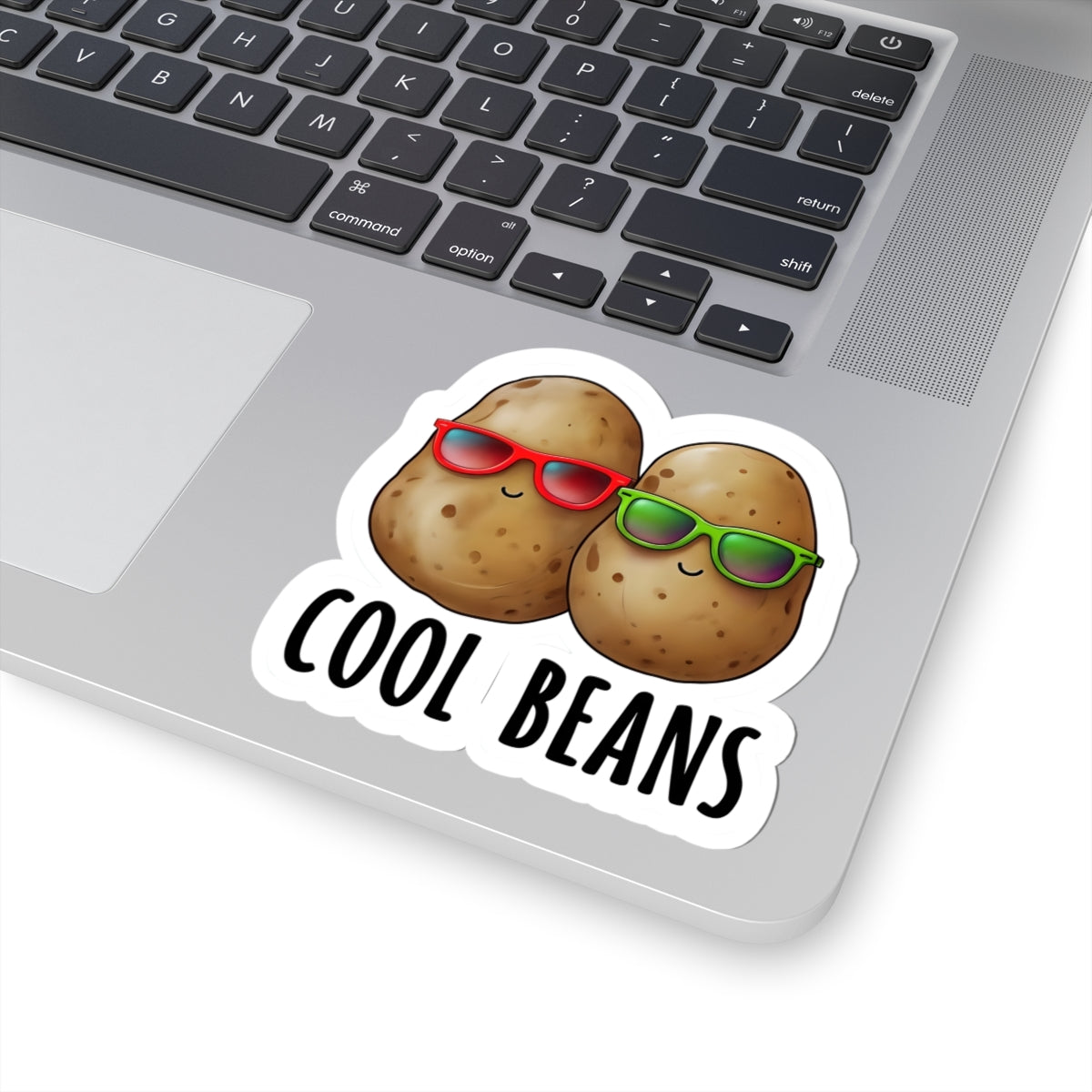 Cool Beans Potato Stickers, Funny Car Decals, Cute Laptop Stickers
