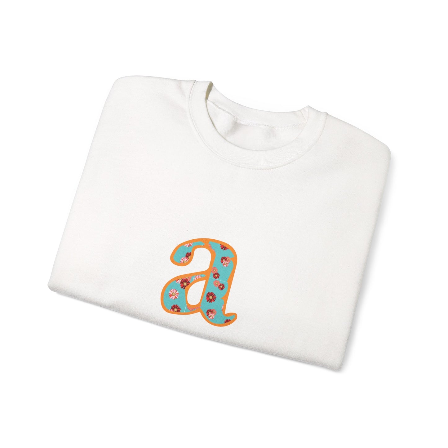 Personalized Initial Sweatshirt, Cozy Unisex Crewneck, Custom Gift for Her, Monogrammed Apparel, Perfect for Birthdays and Holidays