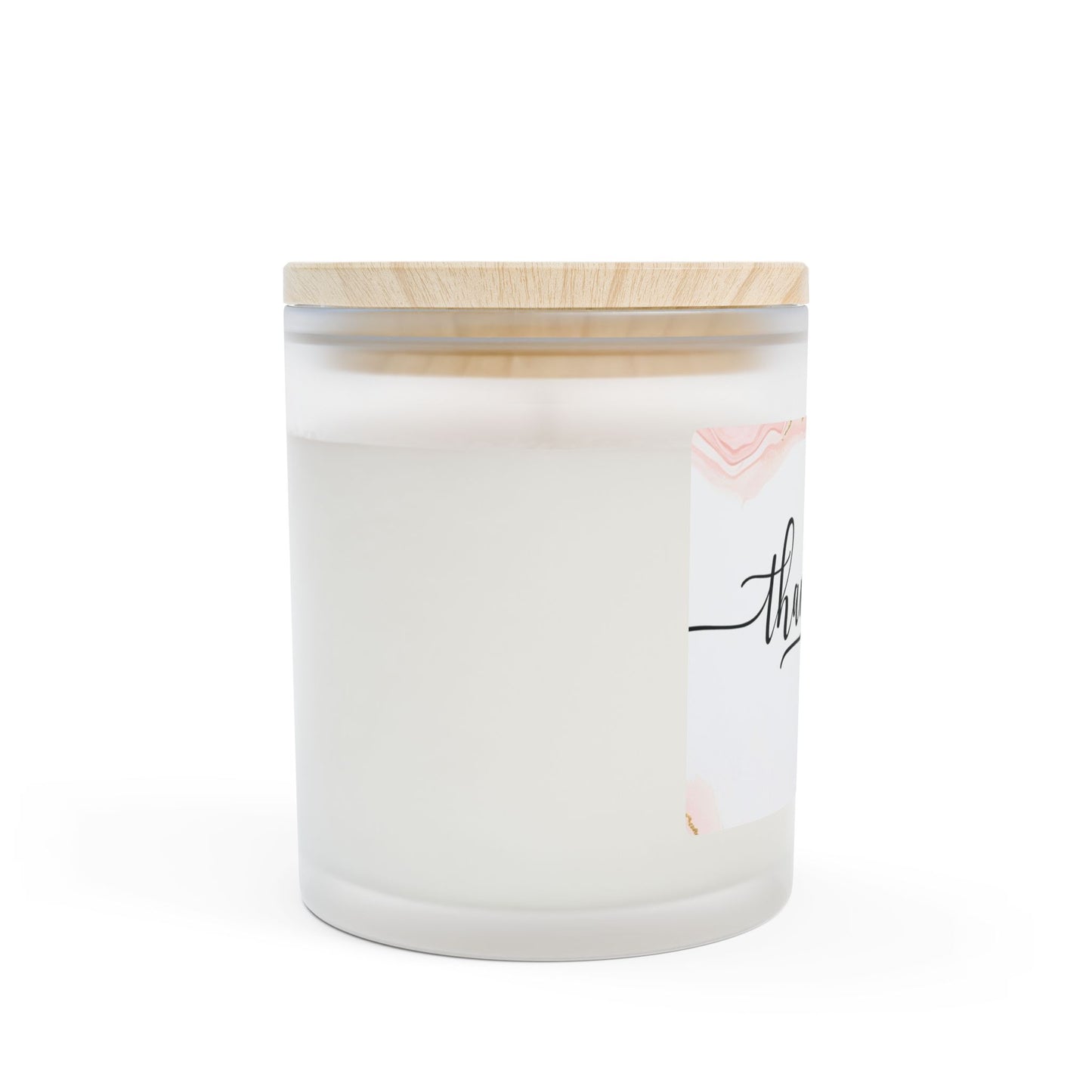 Frosted Glass Candle, 11oz