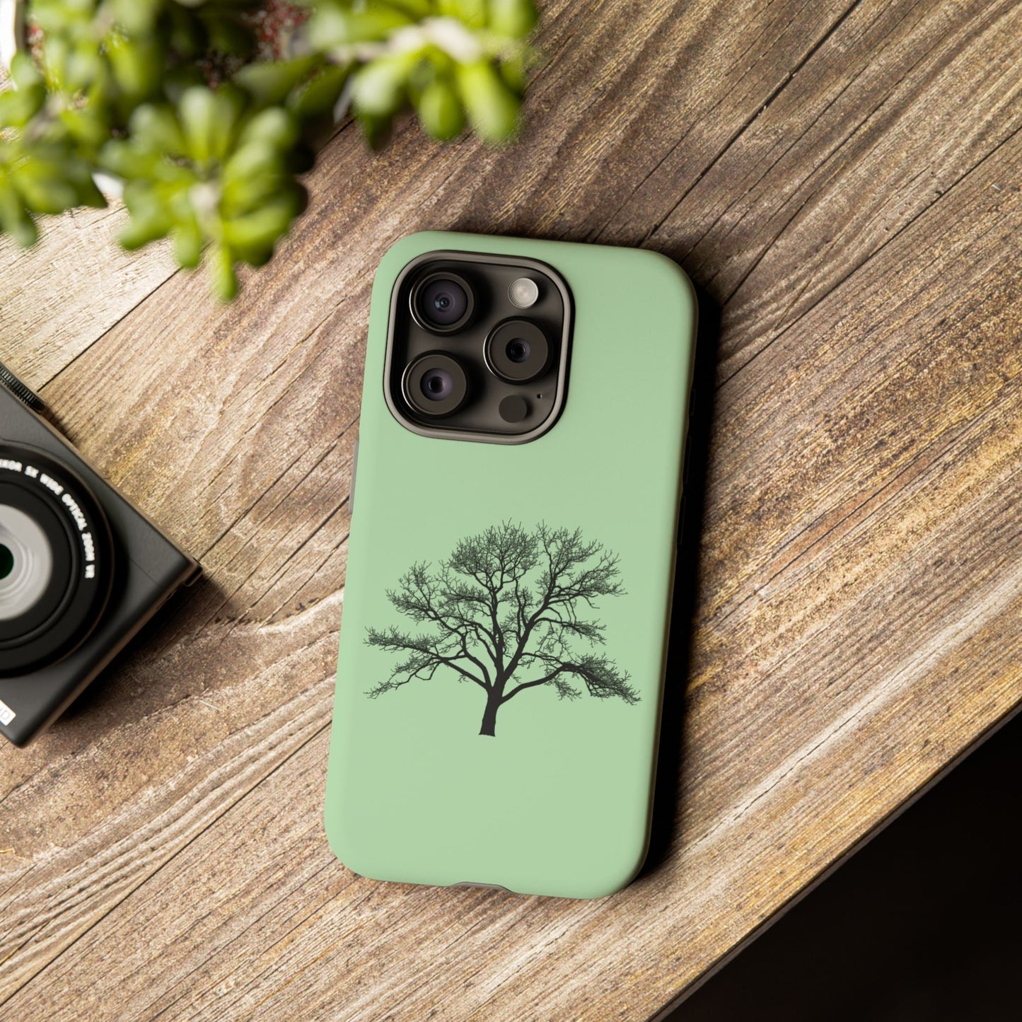 Minimalist Tree Phone Case, Nature-Inspired Phone Cover, Eco-Friendly Cell Phone Accessory, Perfect Gift for Nature Lovers