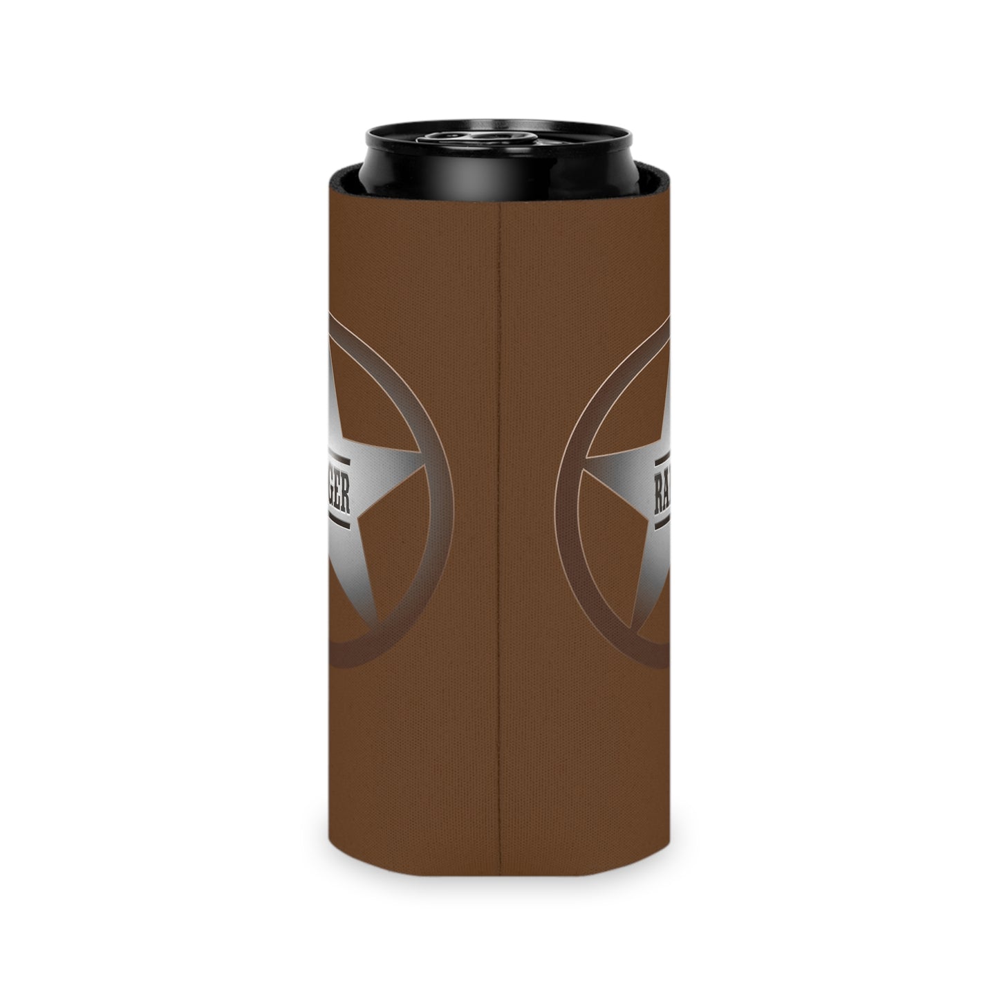 Rustic Ranger Can Cooler – Vintage Style Drink Holder, Perfect for Parties, BBQs, Camping, and Outdoor Adventures