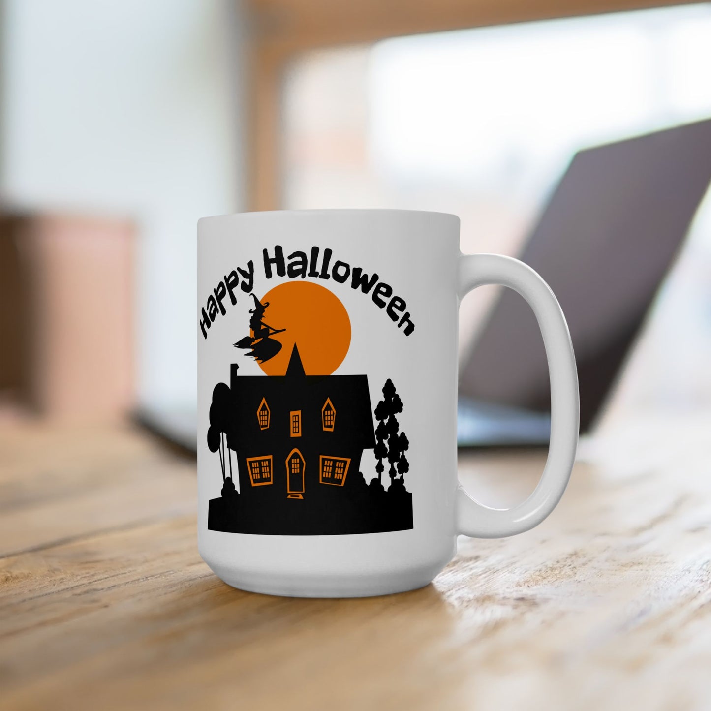 Halloween Ceramic Mug, Perfect for Coffee, Tea, Halloween Gift, Seasonal Decor, Fun Kitchenware, Trick or Treat
